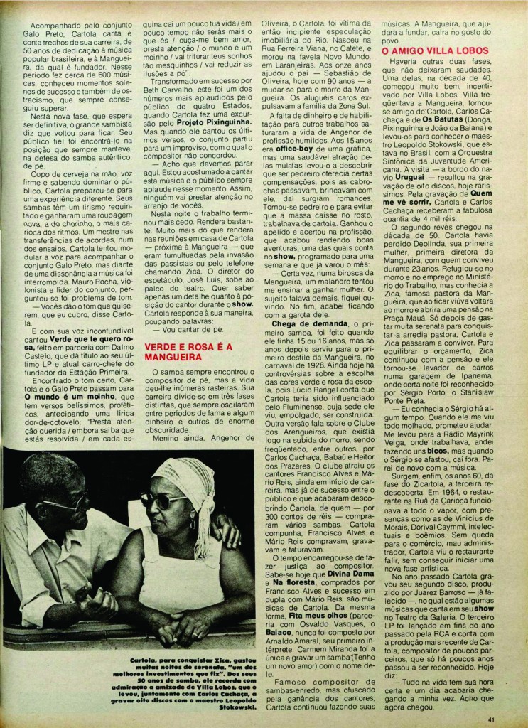 Revista Cruzeiro 18 de março de 1978 Matéria especial sobre o espetáculo Acontece PAGINA 2 INTEIRA GRANDE