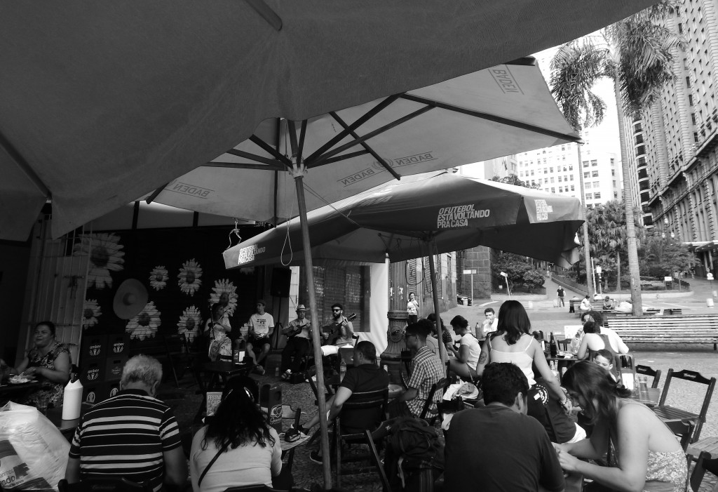 Choro do Chapéu, Centro SP: Cibele, Allan Gaia Jahyr Pavão e Samuel Silva.