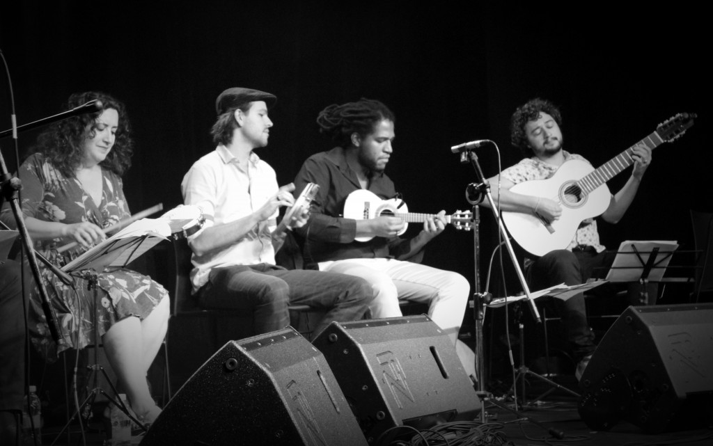 Panorama do Choro:- Roberta Valente, Yves Finzeto, Henrique Araújo e Gian Correia.