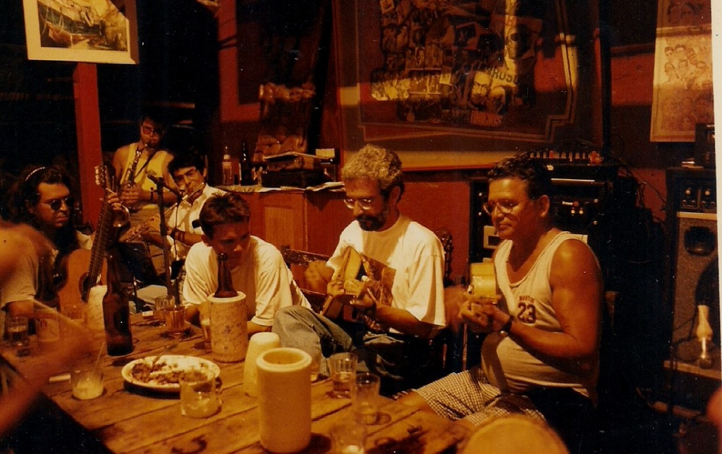 Paulo Moura, Yuri Guedelha, Cardosinho e Adamor do Bandolim. [Acervo Adamor do Bandolim] 