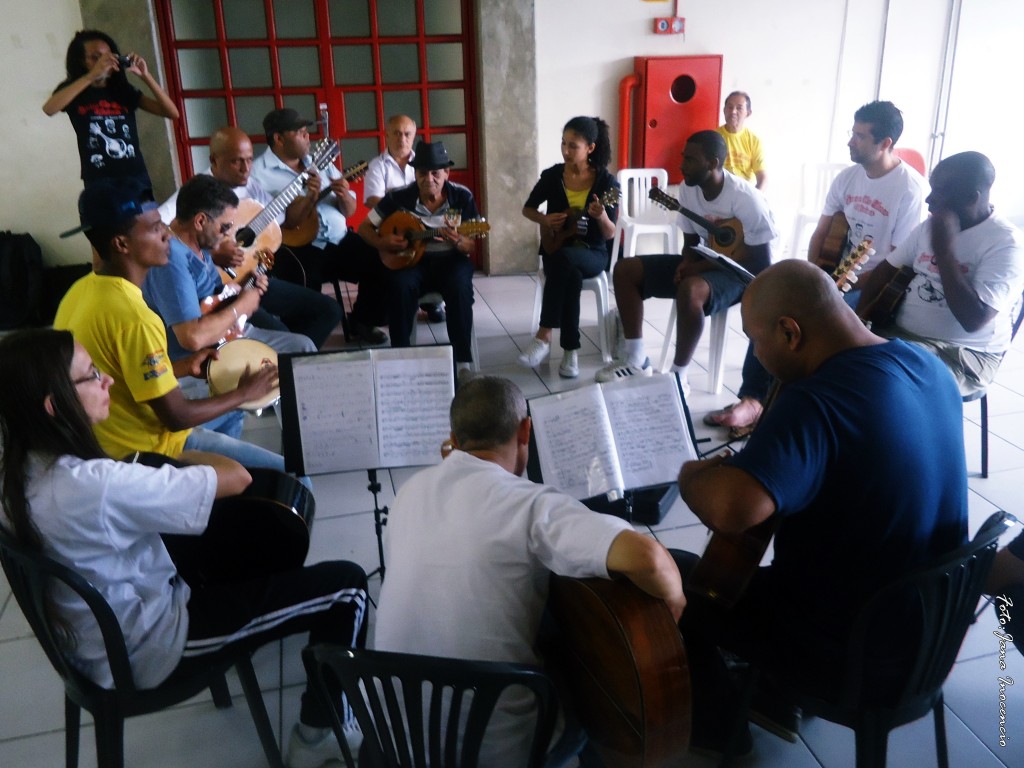 ​Roda de Choro do Projeto Guaru no Choro, que neste dia contou com a presença do já falecido Mestre Luciano do Bandolim, em Guarulhos.