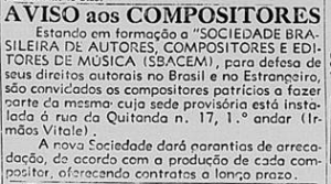 Anúncio-publicado-em-abril-de-1946-convocando-compositores-para-se-juntarem-à-SBACEM